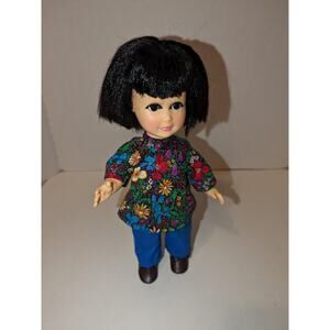 Vintage 1983 11" Effanbee Doll  KIM Asian Oriental One World Collection #1414